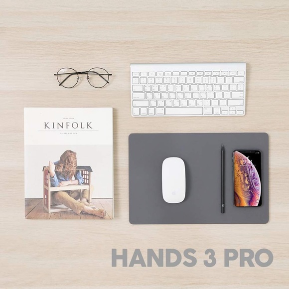 POUT HANDS3 PRO Qi Wireless Charger Mouse Pad Mat - Picture 3 of 8
